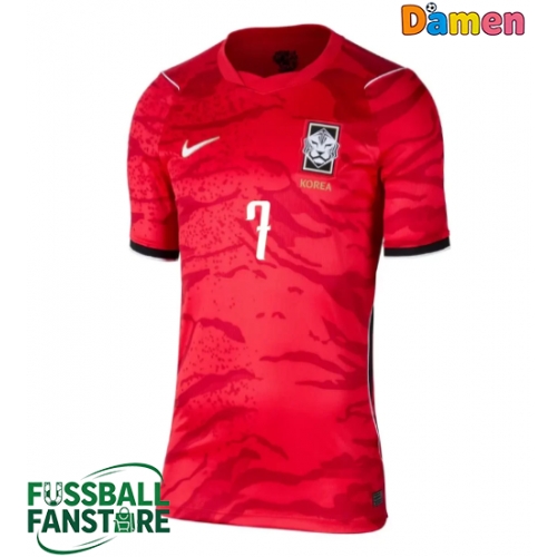 Republik Korea Son Heung-min #7 Replik Heimtrikot Damen WM 2026 Kurzarm
